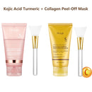 Máscara facial de colágeno + ácido kójico cúrcuma máscara antienvelhecimento. Nutre a pele e dá brilho.