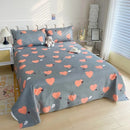 Lençol Estampado Floral — Cama Solteiro, Casal e Queen