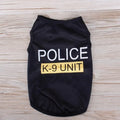 Pet Dog Clother for Small Dogs Polyester Cat Vest Pet Clothing with Warning Pattern for Chihuahua Bulldogs Puppy Costume T-shirt
