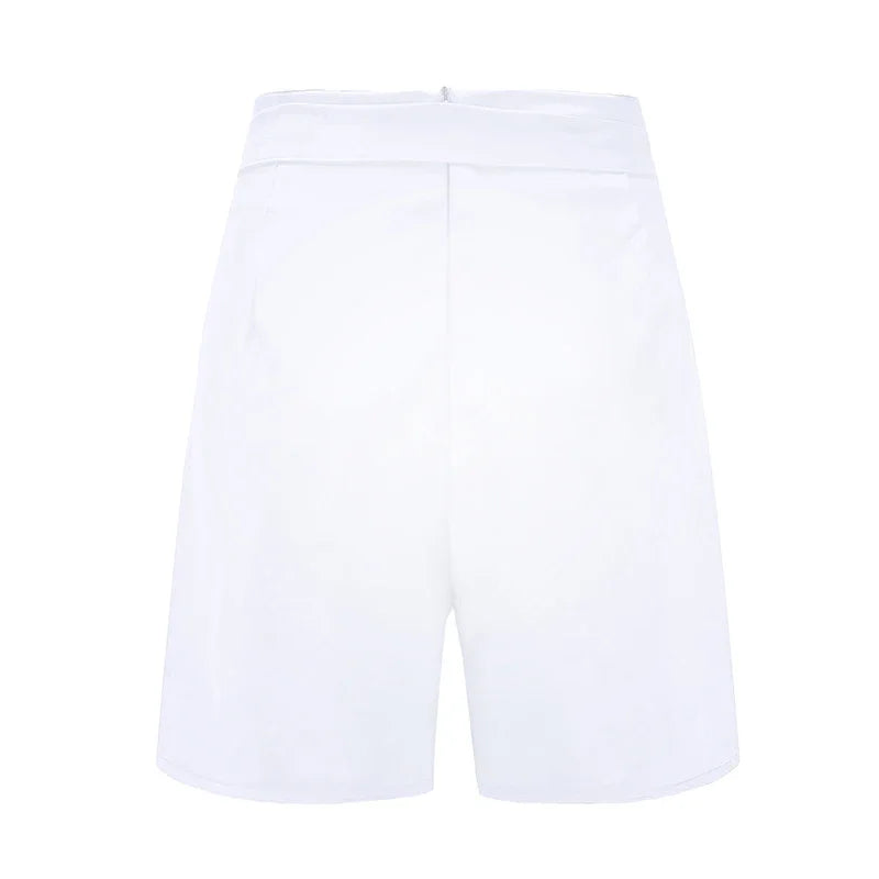 Shorts de cintura alta Y2K Roupas femininas: