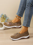 Tênis Feminino Casual Leve de Malha