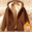 Casaco feminino Oversized com capuz