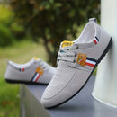 Tênis Masculino Casual em Tecido com Solado em PVC