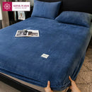 Lençol de pelúcia , capa de colchão elástica