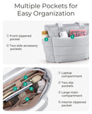 BAGSMART, Bolsa feminina Puffy. Ideal para o dia a dia.