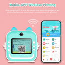 Câmera digital para crianças impressão térmica instantânea.
 Foto vídeo com cartão de memória 32G crianças 1080P HD