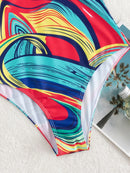 Maiô estampado swinsuit