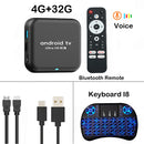 Smart TV Box 8K Ultra HD — Android 14 | Quad Core | Wi-Fi Dual Band | Bluetooth 5.2