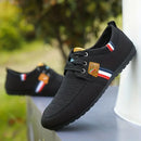 Tênis Masculino Casual em Tecido com Solado em PVC