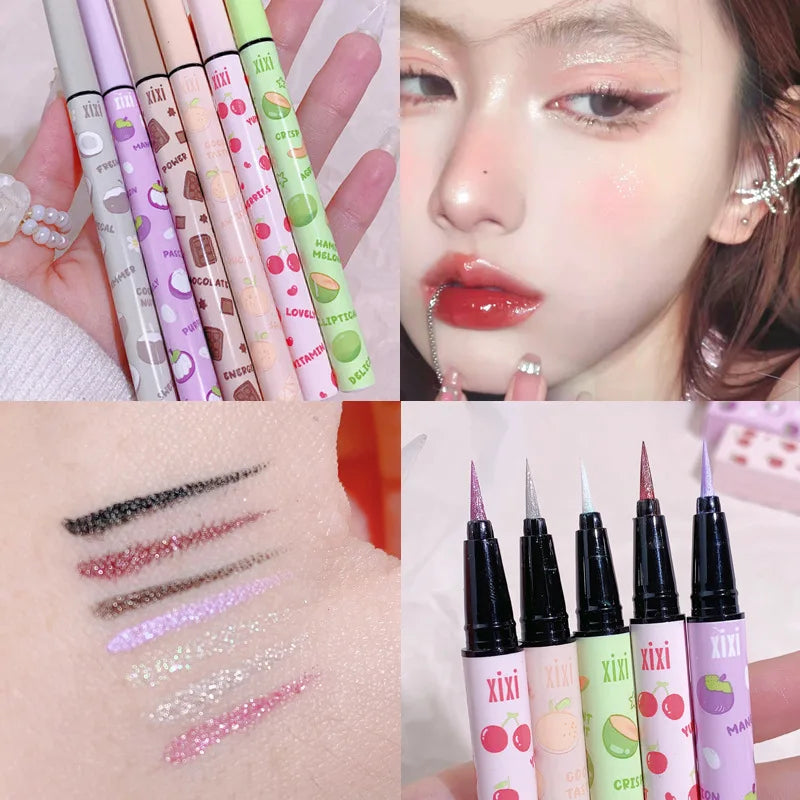Glitter  delineador à prova d'água Rozo - Glamour e beleza