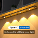 Luminária LED Slim com Sensor de Movimento – Iluminação Inteligente e Elegante