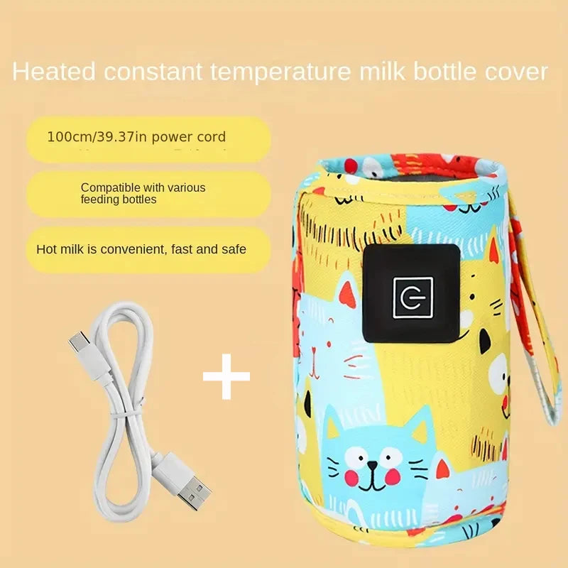 Aquecedor portátil  para mamadeiras USB