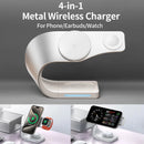 Carregador sem fio wireless para iPhone 15 14 13 12 , 4 em 1