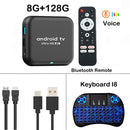 Smart TV Box 8K Ultra HD — Android 14 | Quad Core | Wi-Fi Dual Band | Bluetooth 5.2