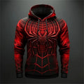 Moletons de Moda Masculina com padrão Spiderman 3D