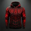 Moletons de Moda Masculina com padrão Spiderman 3D