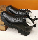 Bota masculina de inverno com forro