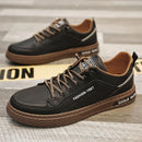 Sapato masculino de cano curto, estilo coreano