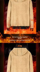 Casaco feminino Oversized com capuz