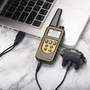 Coleira de treinamento elétrica para cães à prova d'água, recarregável