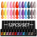 LILYCUTE 10Pcs/set Gel Unha Polonês