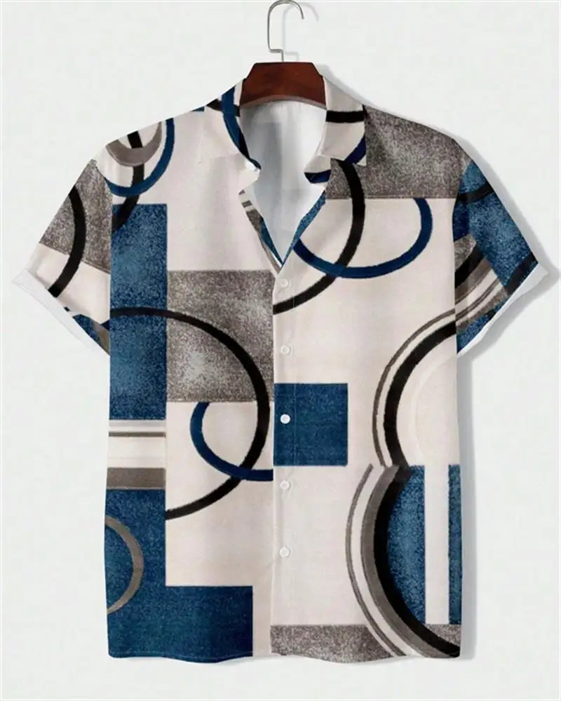 Camisa estampada masculina