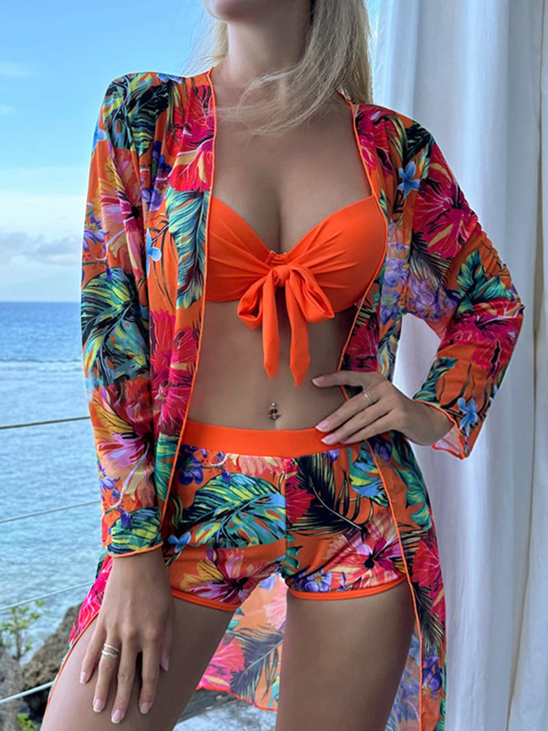 Conjunto três peças Verão Bella 2024/25 moda praia