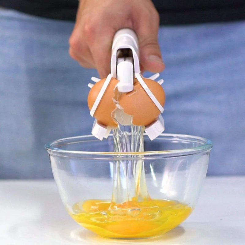 Egg Shell Cracker Handheld Plastic Egg Breaker Egg Opener Creative Egg Separator  Kitchen Gadget Tool