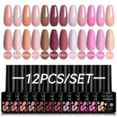 LILYCUTE 10Pcs/set Gel Unha Polonês