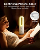 Luminária Noturna LED 2 em 1 com Sensor de Movimento e Lanterna Recarregável