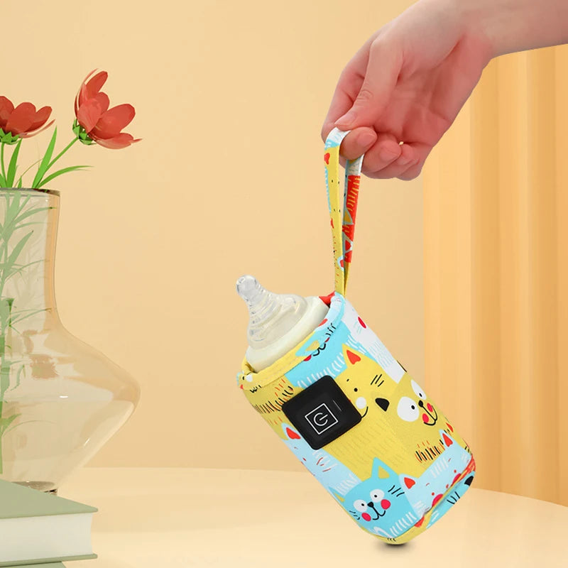 Aquecedor portátil  para mamadeiras USB