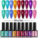 LILYCUTE 10Pcs/set Gel Unha Polonês