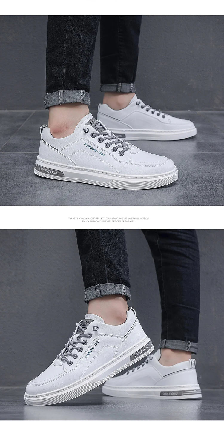 Sapatos de couro masculinos
