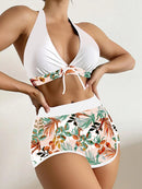 Conjunto biquíni estampado floral