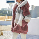 Jaqueta feminina Oversized com capuz