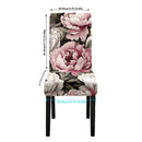Jogo de capas de cadeira estampada floral 4/6 pçs
