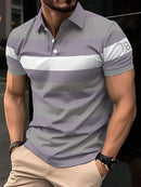 Nova camisa polo masculina Verão 2024