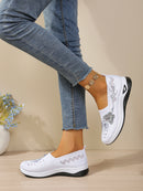 Tênis Feminino Casual Leve de Malha