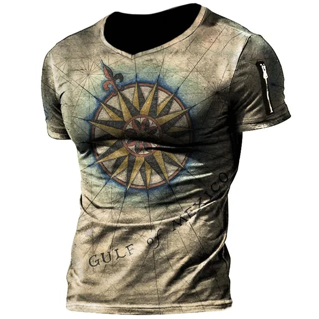 Camisa vintage para homens T-Shirt