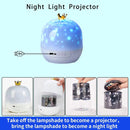 21 in 1 Crown Galaxy Projector Night Light 360° Rotating USB Dimming Starry Sky Projector for Kids Bedroom Room Decoration