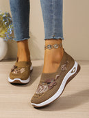Tênis Feminino Casual Leve de Malha