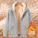 Casaco feminino Oversized com capuz