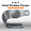 Carregador sem fio wireless para iPhone 15 14 13 12 , 4 em 1