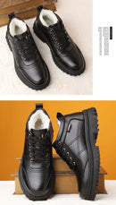 Bota masculina de inverno com forro