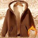 Casaco feminino Oversized com capuz
