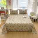 Lençol Estampado Floral — Cama Solteiro, Casal e Queen