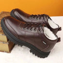 Bota masculina de inverno com forro