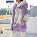 Jaqueta feminina Oversized com capuz